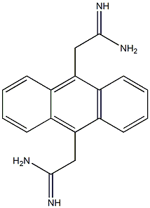 9,10-Bis[2-amino-2-iminoethyl]anthracene,,结构式