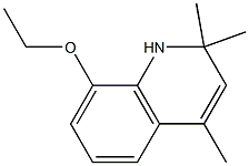 8-Ethoxy-1,2-dihydro-2,2,4-trimethylquinoline 结构式