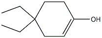 4,4-Diethyl-1-cyclohexen-1-ol Structure