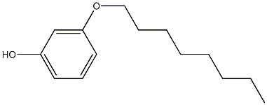 m-(Octyloxy)phenol 结构式