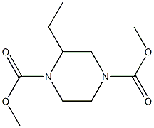 1,4-Bismethoxycarbonylethylpiperazine Structure