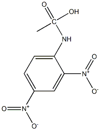 N-(2,4-Dinitrophenyl)(2-3H)glycine 结构式