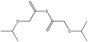 イソプロピル(ビニルチオメチル)エーテル 化学構造式