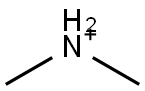 Dimethylaminium 结构式