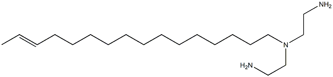 2,2'-(14-Hexadecenylimino)bis(ethanamine),,结构式