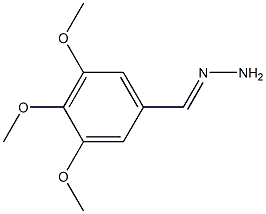 3,4,5-Trimethoxybenzylidenehydrazine,,结构式