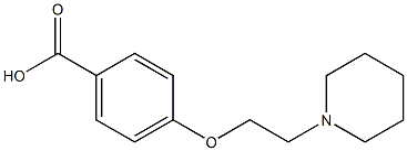 4-[2-(1-Piperidinyl)ethoxy]benzoic acid|