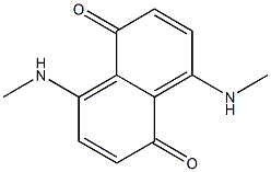 4,8-Bis(methylamino)naphthalene-1,5-dione 结构式