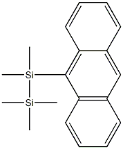 9-(Pentamethyldisilane-1-yl)anthracene Structure