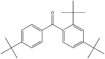 2,4,4'-Tri-tert-butylbenzophenone,,结构式