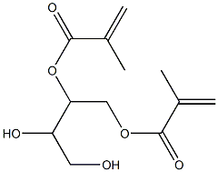 1,2,3,4-Butanetetrol 1,2-bismethacrylate Structure