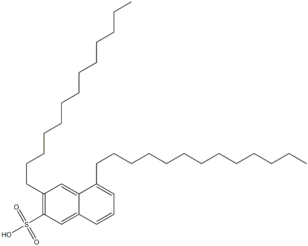 3,5-Ditridecyl-2-naphthalenesulfonic acid