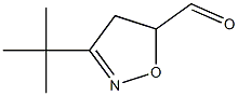 3-tert-Butyl-4,5-dihydroisoxazole-5-carbaldehyde Structure