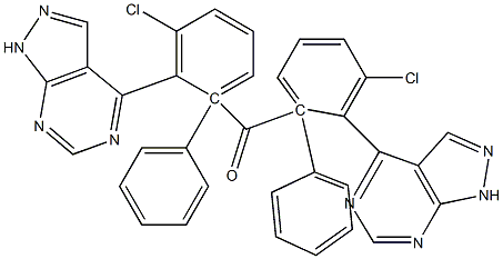 1-Phenyl-1H-pyrazolo[3,4-d]pyrimidin-4-yl(3-chlorophenyl) ketone
