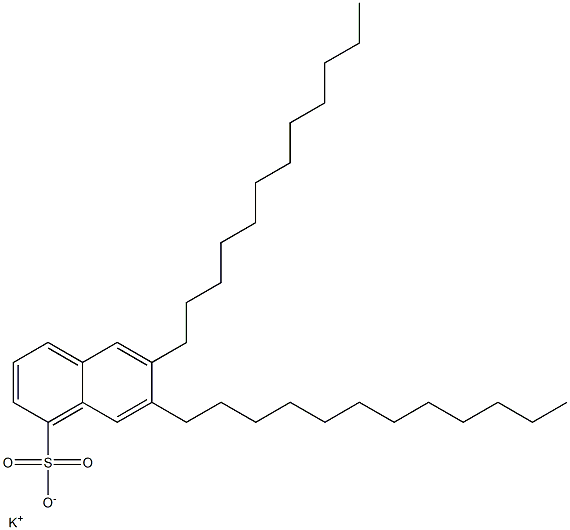 6,7-Didodecyl-1-naphthalenesulfonic acid potassium salt