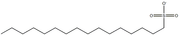 1-Hexadecanesulfonic acidanion,,结构式