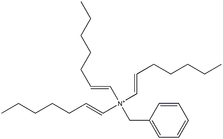Tri(1-heptenyl)benzylaminium