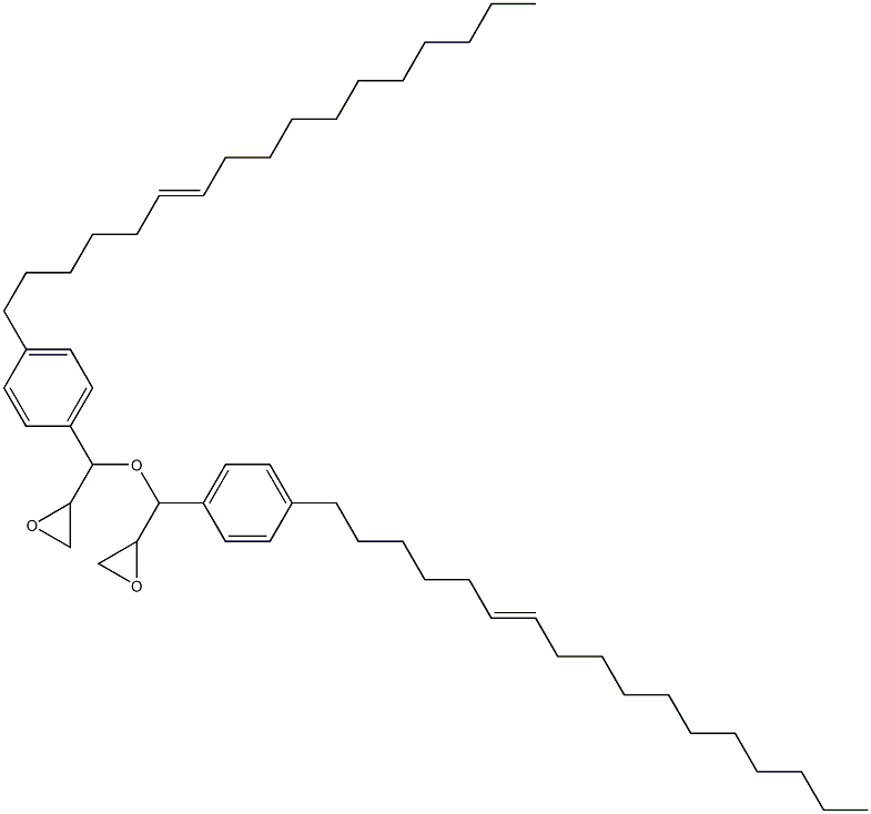 4-(6-Heptadecenyl)phenylglycidyl ether Struktur