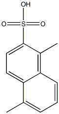 1,5-ジメチル-2-ナフタレンスルホン酸 化学構造式