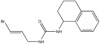 1-(3-Bromoallyl)-3-(1,2,3,4-tetrahydronaphthalen-1-yl)urea Structure