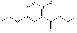 2-Ethoxycarbonyl-4-ethoxypyridine 1-oxide Structure
