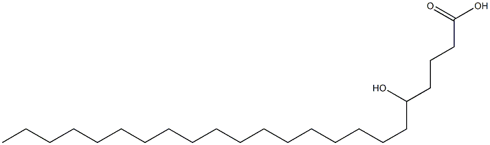 5-ヒドロキシトリコサン酸 化学構造式