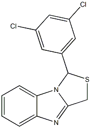 1-[3,5-Dichlorophenyl]-3H-thiazolo[3,4-a]benzimidazole Structure
