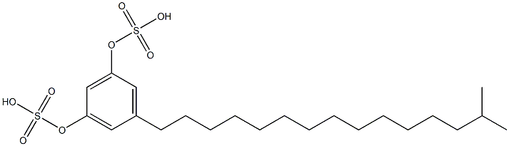  5-(14-Methylpentadecyl)resorcinol 1,3-bissulfuric acid