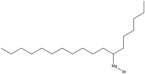 (1-Hexyldodecyl)magnesium bromide Structure