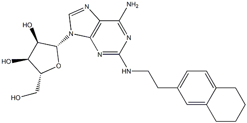 2-[2-[(5,6,7,8-Tetrahydronaphthalen)-2-yl]ethylamino]adenosine