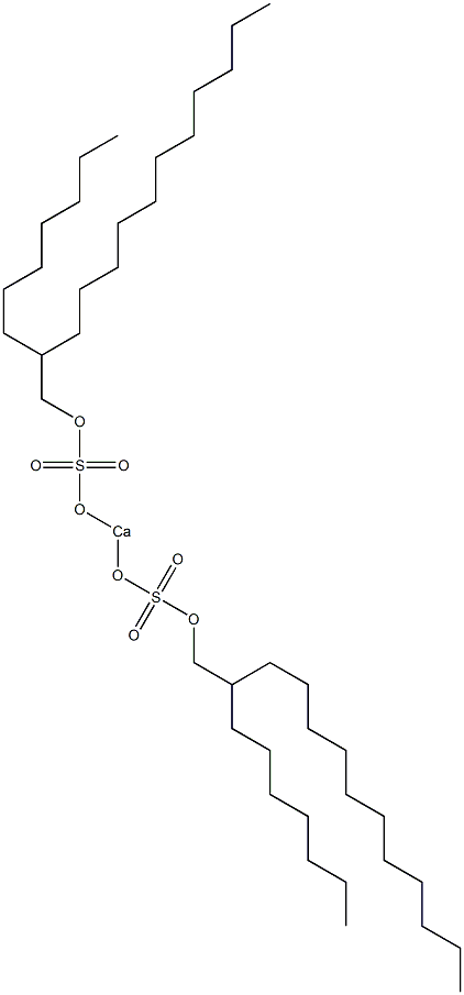 Bis(2-heptyltridecyloxysulfonyloxy)calcium,,结构式