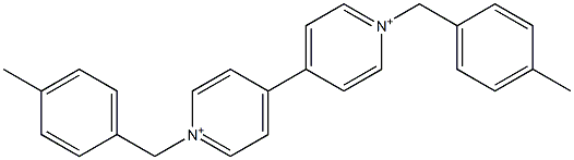 1,1'-Bis(4-methylbenzyl)-4,4'-bipyridinium,,结构式