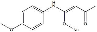 4-Sodiooxy-4-[(p-methoxyphenyl)amino]-3-buten-2-one|