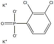 2,3-Dichlorophenylphosphonic acid dipotassium salt,,结构式