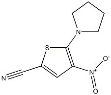 2-(1-Pyrrolidinyl)-3-nitro-5-cyanothiophene