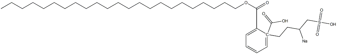 Phthalic acid 1-tricosyl 2-(3-sodiosulfobutyl) ester,,结构式