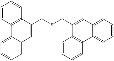 9-Phenanthryl(methyl) sulfide Structure