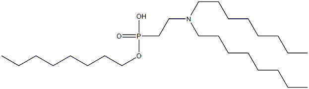 2-(Dioctylamino)ethylphosphonic acid octyl ester|