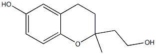 3,4-Dihydro-6-hydroxy-2-methyl-2H-1-benzopyran-2-ethanol,,结构式