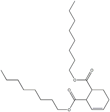 5-Cyclohexene-1,2-dicarboxylic acid dioctyl ester Struktur
