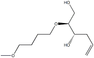 (4S,5S)-5-(4-Methoxybutoxy)-1-hexene-4,6-diol Structure