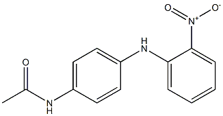 2-Nitro-N-(4-acetylaminophenyl)aniline Structure