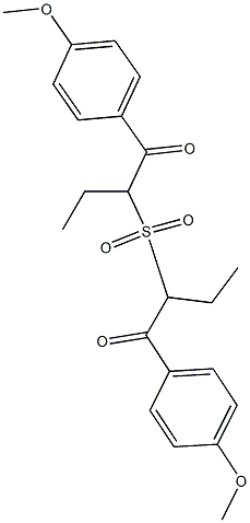 Ethyl[2-(4-methoxyphenyl)-2-oxoethyl] sulfone 结构式
