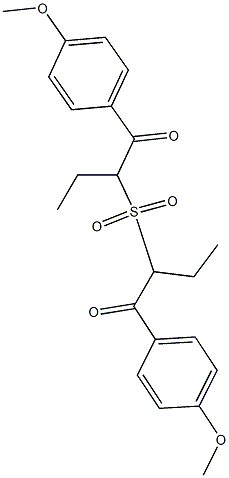 Ethyl[2-(4-methoxyphenyl)-2-oxoethyl] sulfone,,结构式