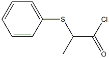 2-(Phenylthio)propionic acid chloride Structure