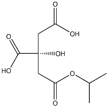 (R)-Citric acid 1-isopropyl ester Structure