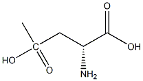 D-Aspartic acid hydrogen 4-methyl ester Structure