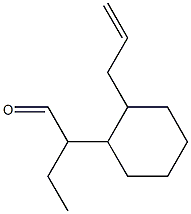 2-[2-(2-Propenyl)cyclohexyl]butanal Structure