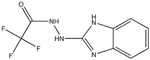 2-(1H-Benzimidazol-2-yl)-1-(trifluoroacetyl)hydrazine,,结构式