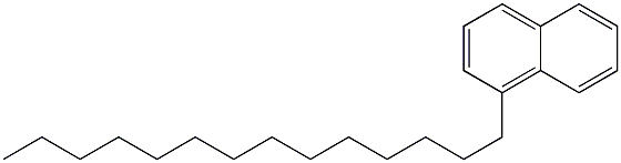 1-Tetradecylnaphthalene Struktur